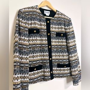 Vintage patterned blazer